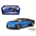 Bugatti Chiron 2016 blue / dark blue 1:18 Bburago 18-11040 BL