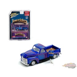 Lowriders 1950 Chevy 3100 Pickup with American Diorama Figure Limited 3,600 - Johnny Lightning 1/64 - JLCP7457