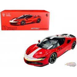 Ferrari SF90 Stradale (Rouge) - Signature Series Bburago - 1/18 - 18-16911 RD - Passion Diecast 