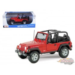 Jeep Wrangler Rubicon   Rouge  - Maisto 1/18 - 31663 RD