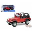 Jeep Wrangler Rubicon - Maisto  Red 1/18 - 31663 RD