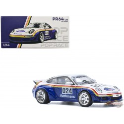 RWB 997 ROUGE BLEU - Pop Race 1:64 - PR640028 -  Passion Diecast 