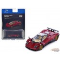 Pagani Zonda F - Rosso Dubai - Hypercar League Collection - PosterCars - 1/64 - H02B