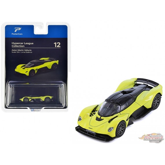 Aston Martin Valkyrie - Lime Essence - Hypercar League Collection - PosterCars - 1/64 - H12B Passion Diecast