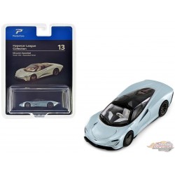 McLaren Speedtail - Speedtail Silver - Hypercar League Collection - PosterCars - 1/64 - H13B Passion Diecast