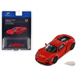 Porsche 918 Spyder - Gardes Rouge - Hypercar League Collection - PosterCars - 1/64 - H17B Passion Diecast