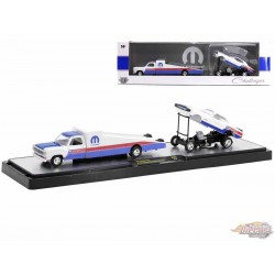 Auto-Haulers Release 70 - 1974 Dodge Truck & 1971 Dodge Challenger Funny Car - M2 Machine - 1:64 - 36000 70 C Passion Diecast
