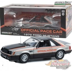 1979 Ford Mustang - 63rd Annual Indianapolis 500 Mile Race Official Pace Car  - Greenlight 1/18  - 13599 - Passion Diecast