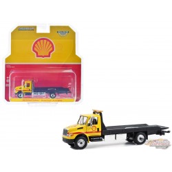 Shell Oil - International Durastar 4400 Flatbed Truck - Hobby Exclusive - 1/64 Greenlight - 30470