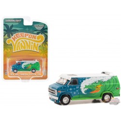 Vannin - 1978 GMC Vandura Custom Van in Surf Decoration - Hobby Exclusive - 1/64 Greenlight -30474