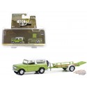 (Web Only) Harvester Scout 1970 avec remorque utilitaire - Hitch & Tow Series 30 - 1/64 Greenlight - 32300 B