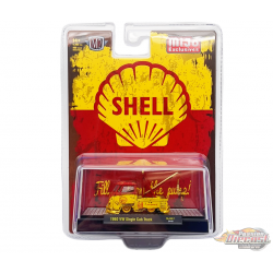 CHASE CAR 1960 Volkswagen Single Cab Tow Truck SHELL OIL - Mijo Exclusives - M2 Machine - 1:64 - 31500-MJS67GR