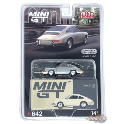 CHASE CAR Porsche 901 1963 Ivory - Mini GT - 1:64 - MGT00642GR Passion Diecast