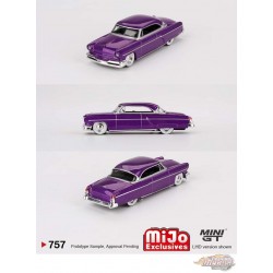 Lincoln Capri Hot Rod 1954 Violet Métallisé - Mini GT - 1:64 - MGT00757 Passion Diecast