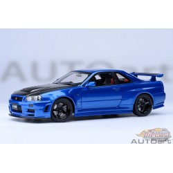  Skyline GT-R (R34) Z-tune (Bayside Blue/Carbon) - Autoart - 77460