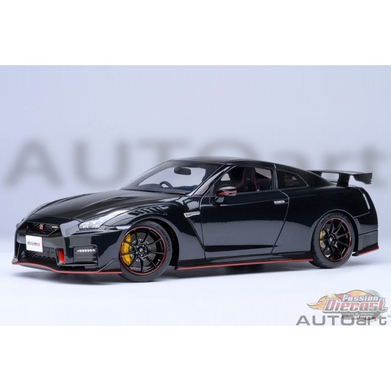 Nissan GT-R (R35) Nismo 2022 Édition Spéciale (Flacon de météore perle noire) - Autoart - 77504 Passion Diecast