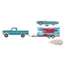 (Preorder) 1966 Ford Thunderbird Convertible & 1967 Ford F-250 - Hollywood Hitch & Tow Series 13 - Greenlight - 1-64 - 31180 B