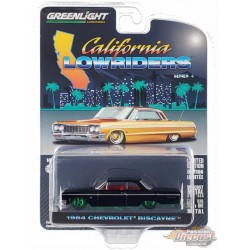 (Green Machine) 1964 Chevrolet Biscayne - California Lowriders Series 4 - 1/64 Greenlight - 63050 DGR