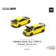 HONDA CIVIC FL5 TYPE-R JAUNE SOLEIL - Pop Race 1:64 - PR640062 -  Passion Diecast 