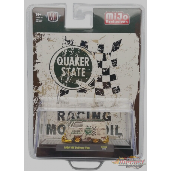 CHASE CAR 1960 Volkswagen Delivery Van QUAKER STATE OIL Limited 4,800 - Mijo Exclusives - M2 Machine - 1:64 - 31500-MJS66GR