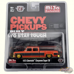 CHASE CAR 1973 Chevrolet Cheyenne Super 30 Orange - Mijo Exclusives - M2 Machine - 1:64 - 39000-MJS02GR