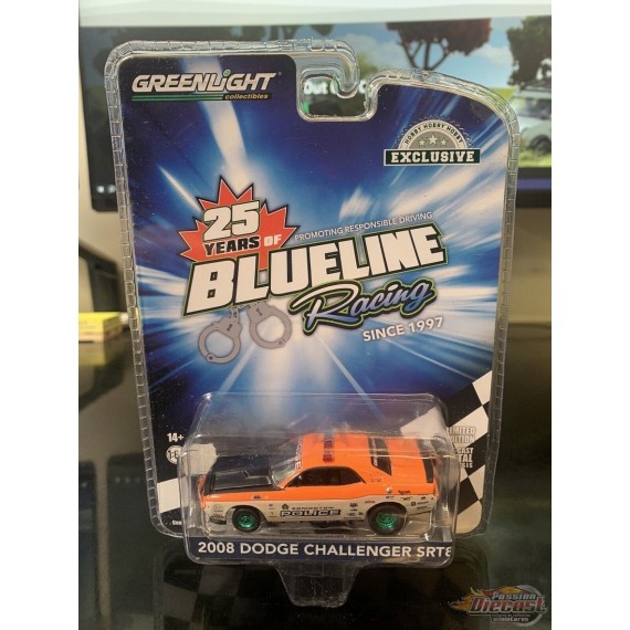 (Green Machine) Edmonton Police, Alberta, Canada - 2008 Dodge Challenger R/T - Hobby Exclusive - 1/64 Greenlight - 30369GR