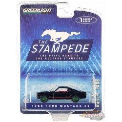 (Green Machine) 1965 Ford Mustang GT - The Drive Home to the Mustang Stampede Series 1 - 1/64 Greenlight - 13340 AGR