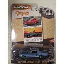 (Green Machine) 1967 Shelby GT500 - Vintage Ad Cars Series 9 - 1/64 Greenlight - 39130 C