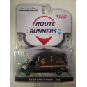 (Green Machine) 2019 Ford Transit LWB - United Parcel Service (UPS) - Route Runners Series 1-  Greenlight 1-64  -  53010 EGR