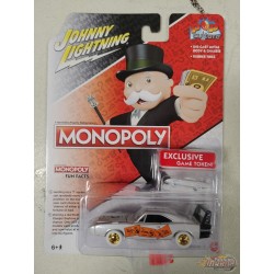 CHASE CAR Monopoly - 1969 Dodge Daytona in Orange - Chance - Johnny Lightning 1/64 - JLSP234GR