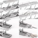 Mercedes-Benz AMG Actros Auto Transporter - Argent - GCD - 1:64 - KS-069-401 Passion Diecast