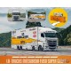 LB Truck Mitsubishi Fuso Super Great Transporter Sphere - White - GCD - 1:64 - KS-073-300 Passion Diecast