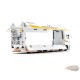 LB Truck Mitsubishi Fuso Super Great Transporter Sphere - White - GCD - 1:64 - KS-073-300 Passion Diecast