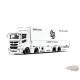 LB Truck Mitsubishi Fuso Super Great Transporter Sakon Logix - Blanc - GCD - 1:64 - KS-073-301 Passion Diecast