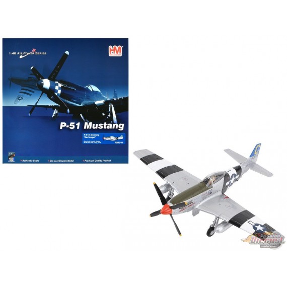 North American P 51D Mustang USAAF 3rd ACG 4th FS Bad Angel Louis Curdes Laoag 1945 Hobby Master 1 48 HA7747 Passion Diecast