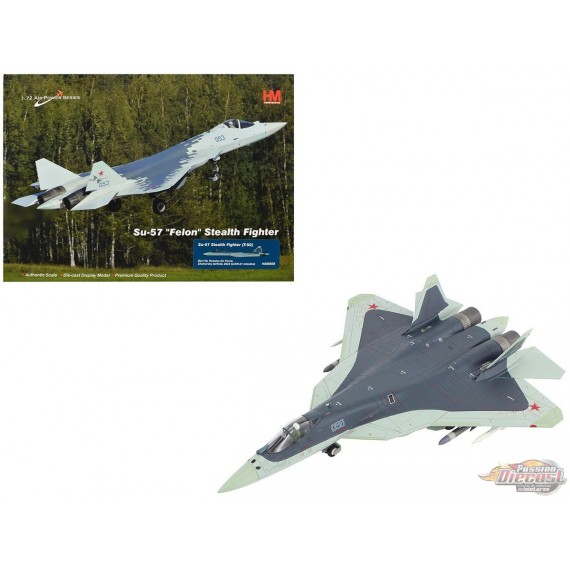 Sukhoi Su-57 Felon & KH-31 Missiles / Russian Air Force, Blue 056, Russie 2023 / Hobby Master 1:72 HA6805