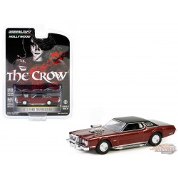 .T-Birds 1973 Ford Thunderbird with Supercharger - The Crow (1994) - Hollywood Series 41 - 1/64 Greenlight - 62020 D