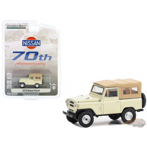 1978 Nissan Patrol - Nissan Patrol 70th Anniversary - Anniversary Collection Series 16 - 1/64 Greenlight - 28140 C