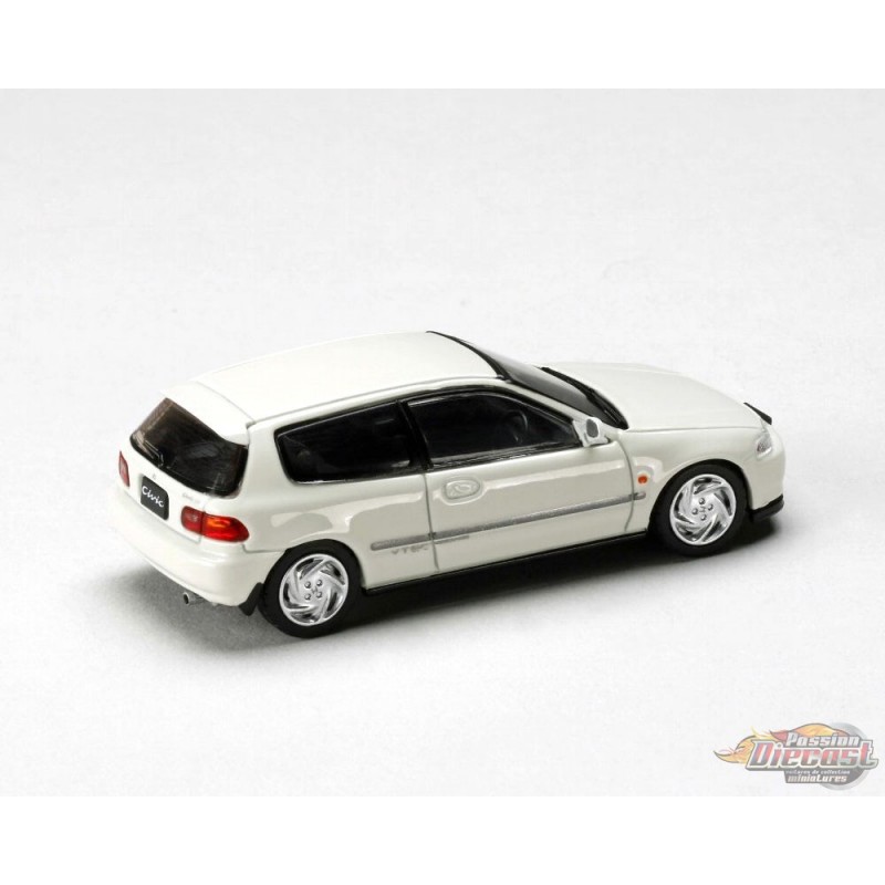Hobby Japan 1/64 Civic (EG6) Sir-S con pantalla de motor, modelo Granada Black(P) HJ641017SBK Diecast Models Car Collection