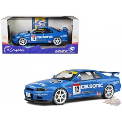 NISSAN GT-R (R34) STREETFIGHTER CALSONIC TRIBUTE - 2000 - Solido - 1/18 -  S1804307 - Passion Diecast