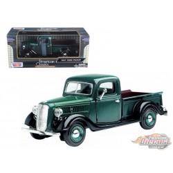 1937 Ford Pickup Vert  Motormax 1-24 - 73233 GR - Passion Diecast