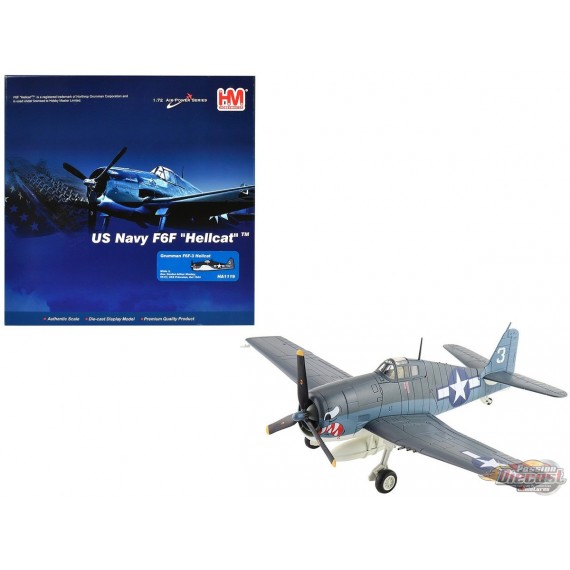 Grumman F6F-3 Hellcat / UStanley, USS Princeton, Oct. 1944 / Hobby Master 1:72 HA1119