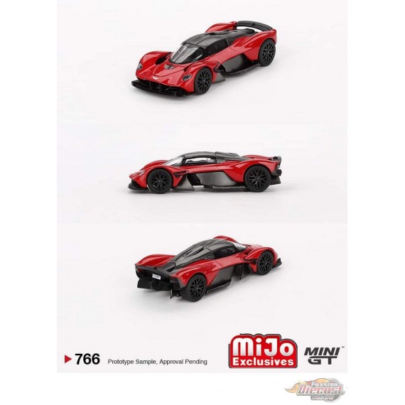 Aston Martin Valkyrie Hyper Rouge - Mini GT - 1:64 - MGT00766 Passion Diecast
