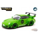 (Web Only) RWB 993 Rough Rhythm Fuel Fest Student Driver - Vert - Tarmac Works - 1/64 - T64-017-SD