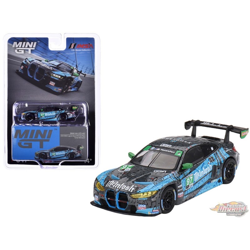 BMW M4 GT3 Turner Motorsport McIntosh 17° Laguna Seca IMSA 2023 2° GTD