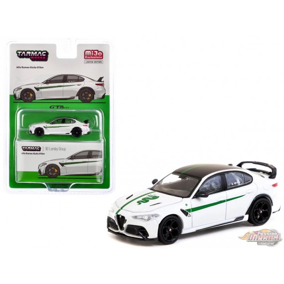 Alfa Romeo Giulia GTAm - Blanc Vert - Tarmac Works - 1/64 - T64G-TL031-MWG Passion Diecast