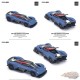 ASTON MARTIN VALKYRIE SATIN MARINA BLEU HKD - Pop Race 1:64 - PR640096 -  Passion Diecast 