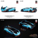 (Preorder) LAMBORGHINI HURACÁN STO BLU LAUFEY/ARANCIO XANTO - Pop Race 1:64 - PR640110