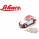 Citroën 2CV Dolly White and Red  - Schuco - 1:64 - 452037200