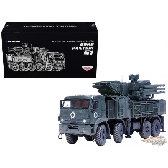 Pantsir-S1 , système d'arme de défense aérienne automoteur de l'armée russe / Ukraine / Panzerkampf 1:72 - 12214PC